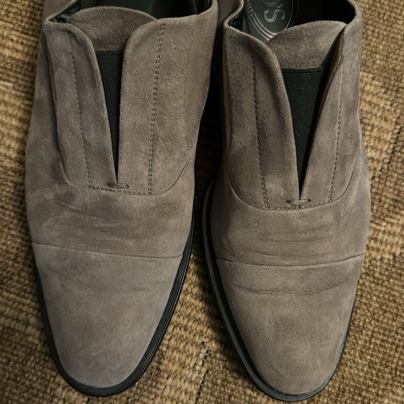 Tod’s loafers Zelia Francesina gray suede in very good used condition - Picture 6 of 7